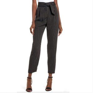 Leith Paper Bag Tie High Waist Pants